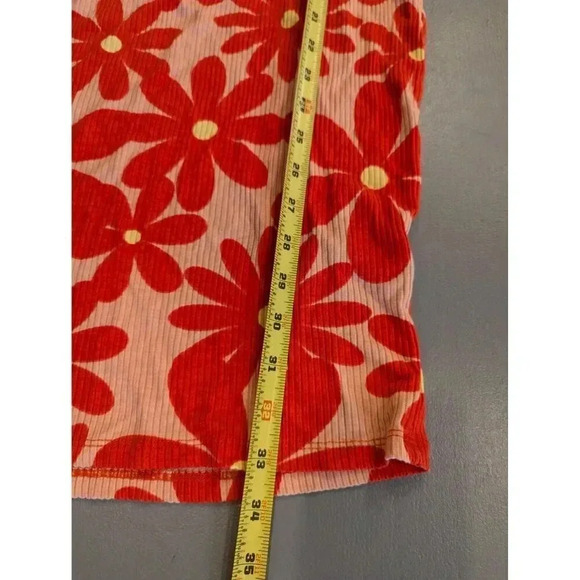 Madden NYC Floral Sun Dress XXL - Bright Red & Orange Daisy Print - Picture 10 of 11